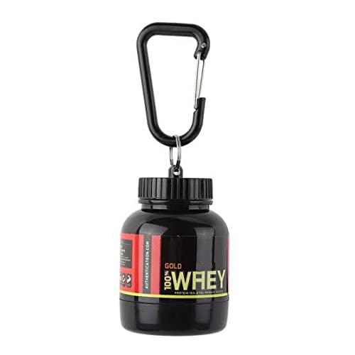 Whey Protein Gym Keychain Portable Funnel Container