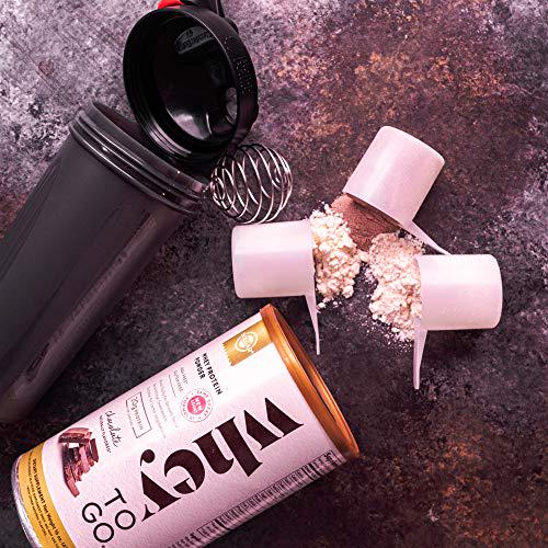 Whey To Go Protein Powder Natural Chocolate Cocoa Bean Flavor By Solgar - 41 oz