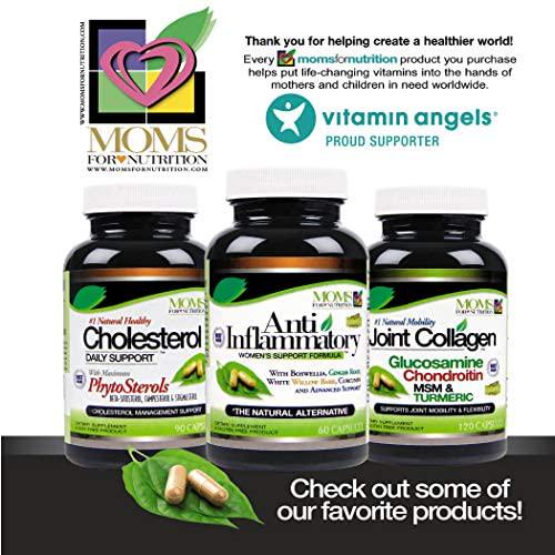 Wild Caught Natural DPA Fish Oil by Moms For Nutrition - Sustainable Omega 3 DPA-EPA-DHA 2,900 Milligram Fish Oil Supplement - Ultra Pure Triple Strength Concentrate - Burp-Less Soft-Gels