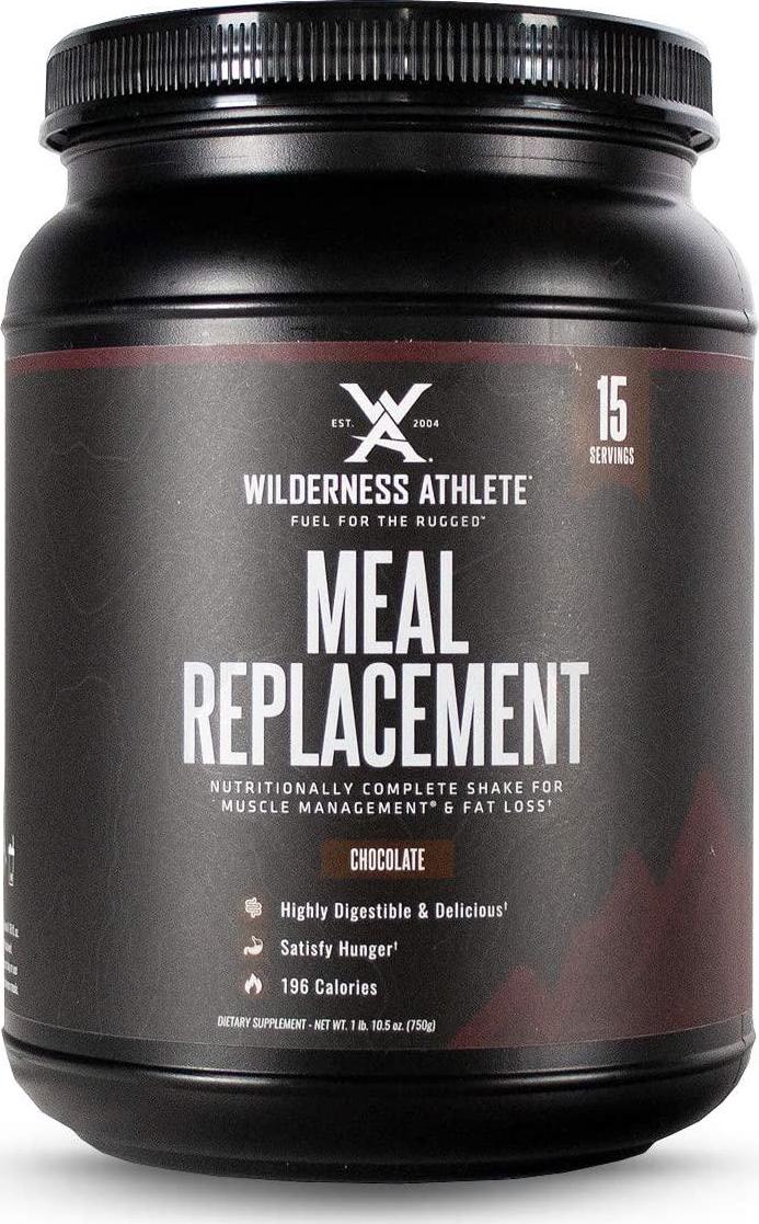 Wilderness Athlete Meal Replacement and Recovery Shake, Chocolate, 15.7 oz