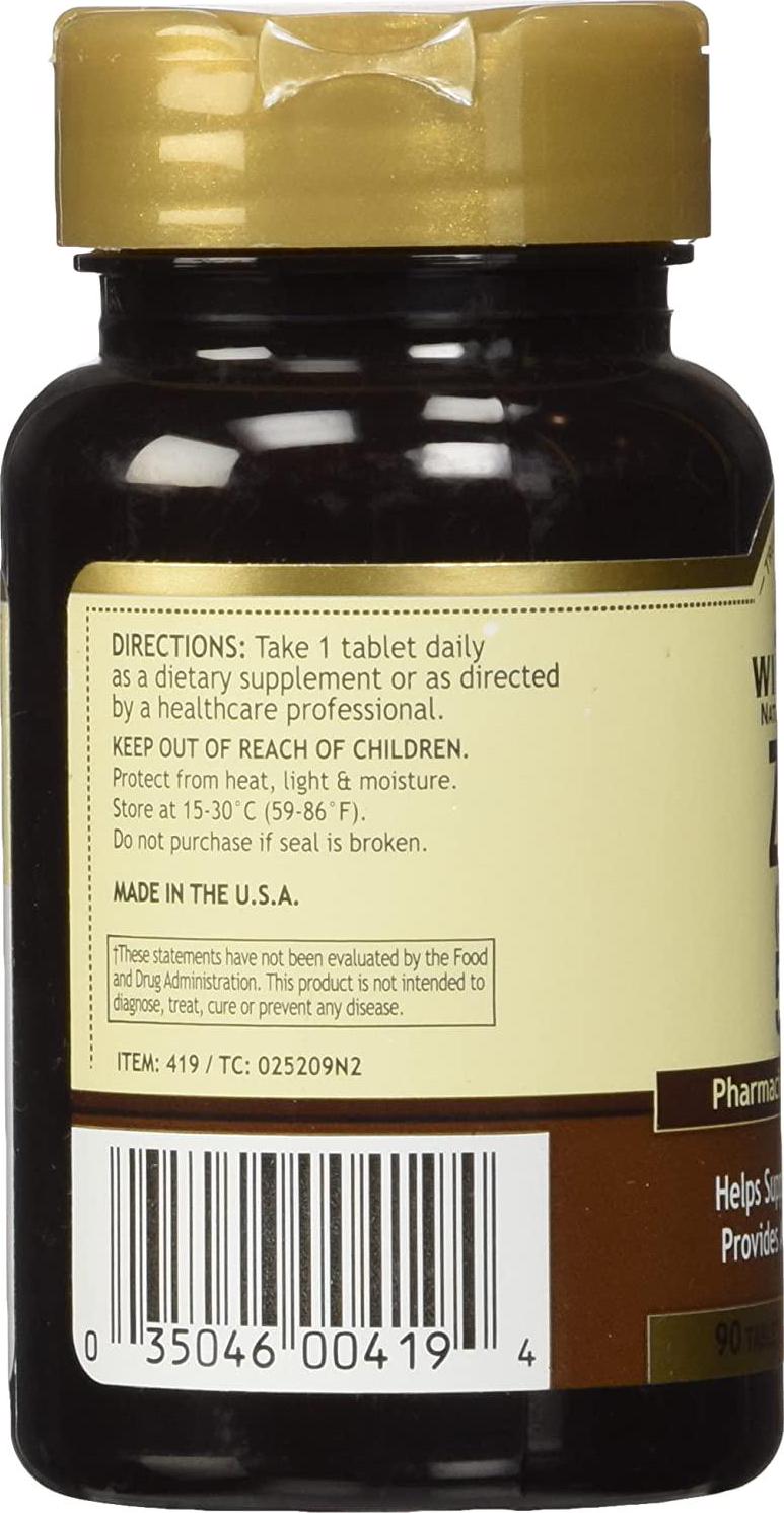 Windmill Zinc Sulfate Tablets, 90 Count