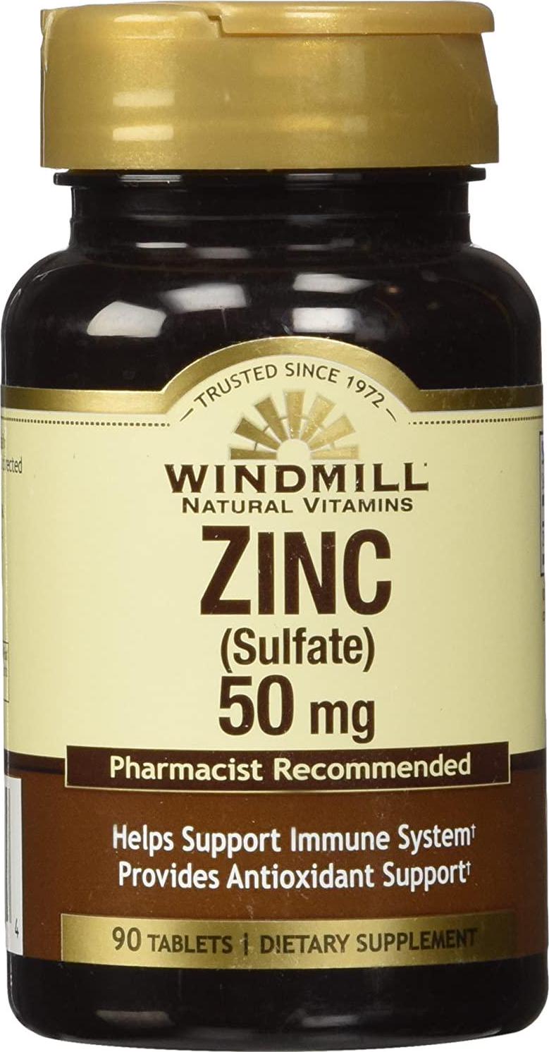 Windmill Zinc Sulfate Tablets, 90 Count