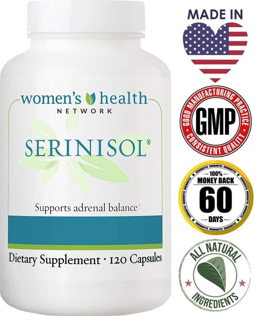 Women's Health Network Serinisol - Cortisol Control - Stress Management and Adrenal Support (1 Bottle)