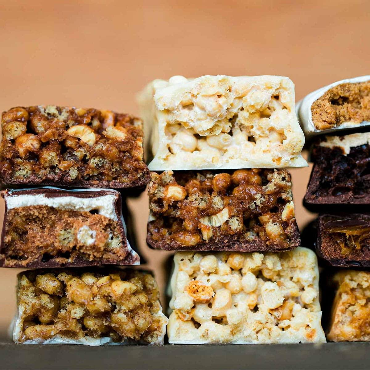 WonderSlim Meal Replacement Protein Bar, Variety Pack - 160 Calories, 15g Protein, 5g Fiber (7ct)