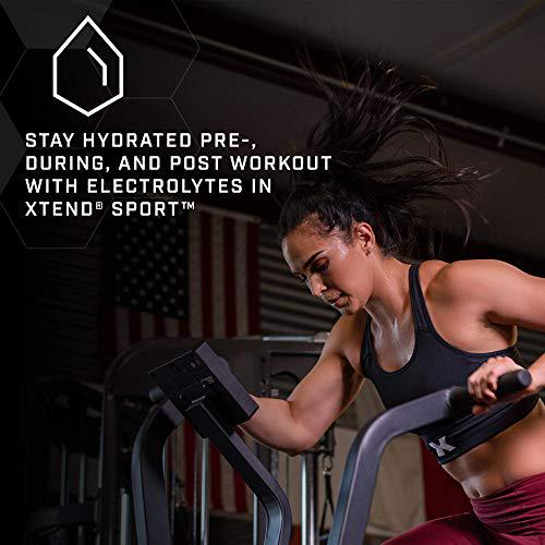 XTEND Sport BCAA Powder Blue Raspberry Ice - Electrolyte Powder for Recovery and Hydration with Amino Acids - 30 Servings