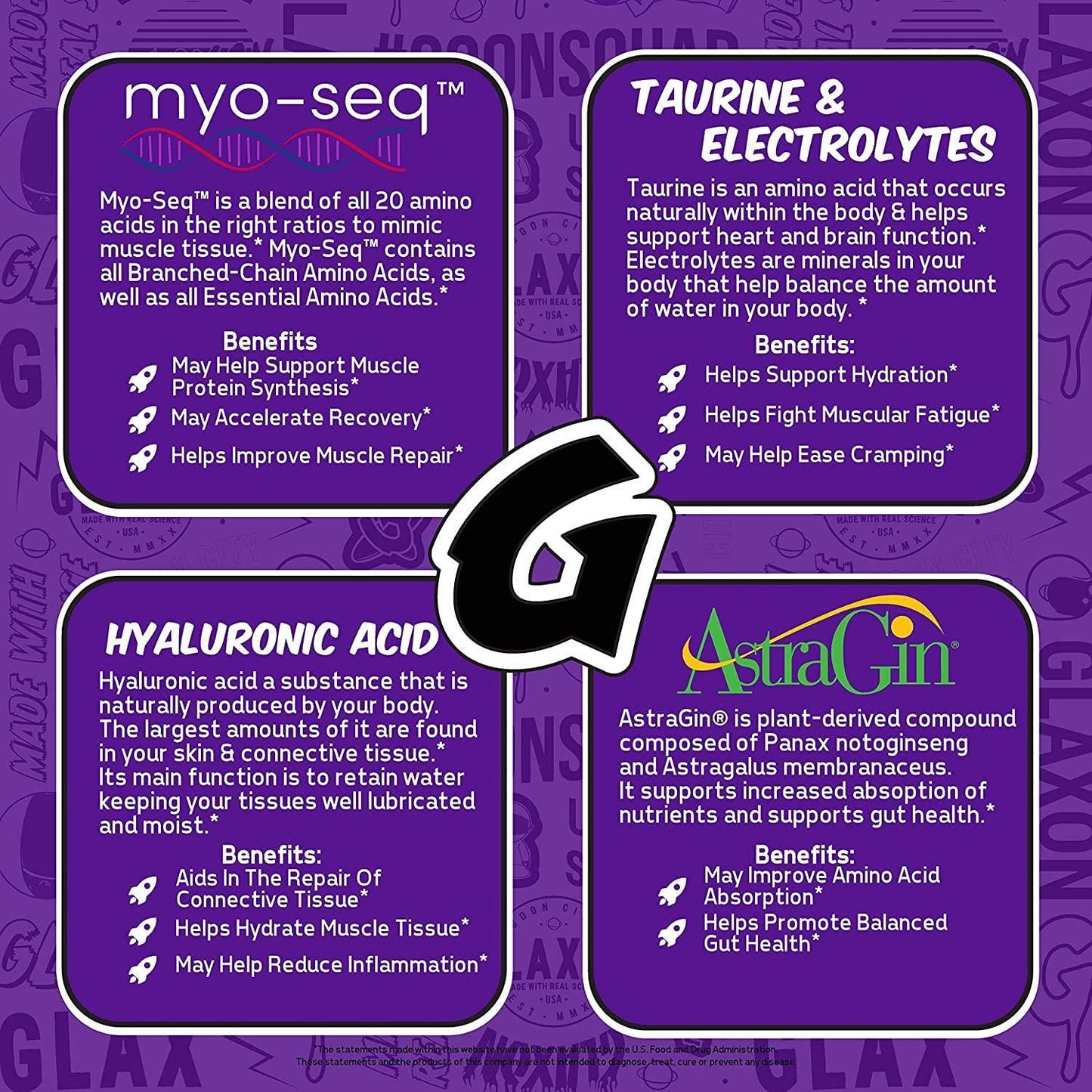 Xeno Amino by Glaxon Essential Sequenced Amino Acids – BCAA and EAA – Muscle Recovery and Joint Support for Men and Women – Great Taste (Pine Berry Slush)