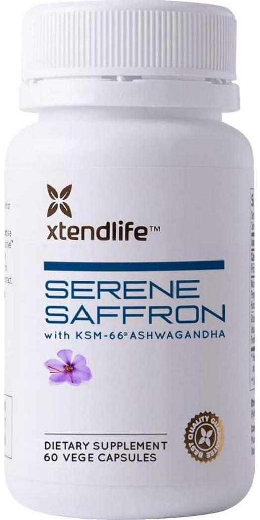 Xtend-Life, Serene Saffron, Manage Stress, Support Mood and Promote Wellbeing, (60 Capsules)