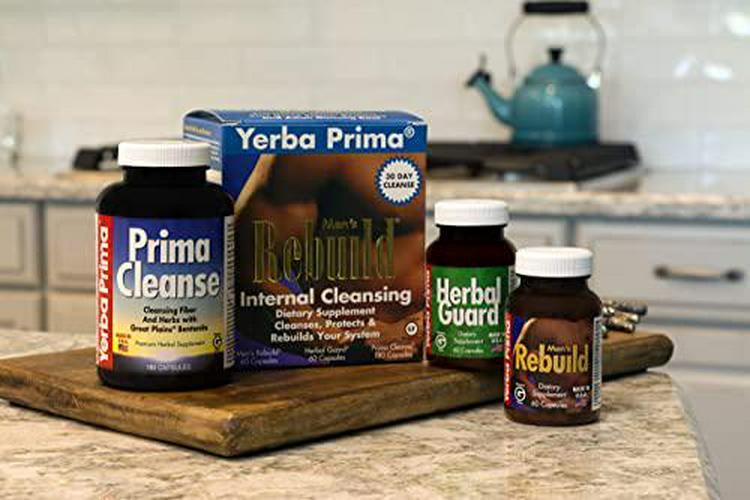Yerba Prima Men s Rebuild Kit (Pack of 2): Internal Cleansing Dietary Supplement, Cleanses, Protects and Rebuilds Your System
