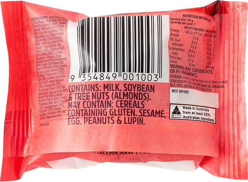 Youfoodz Jam Donut Protein Ball