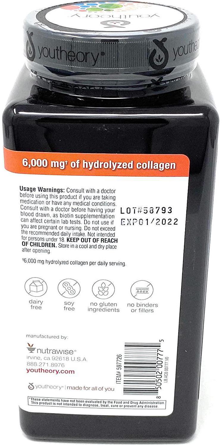 Youtheory Collagen Advanced Formula Tablets