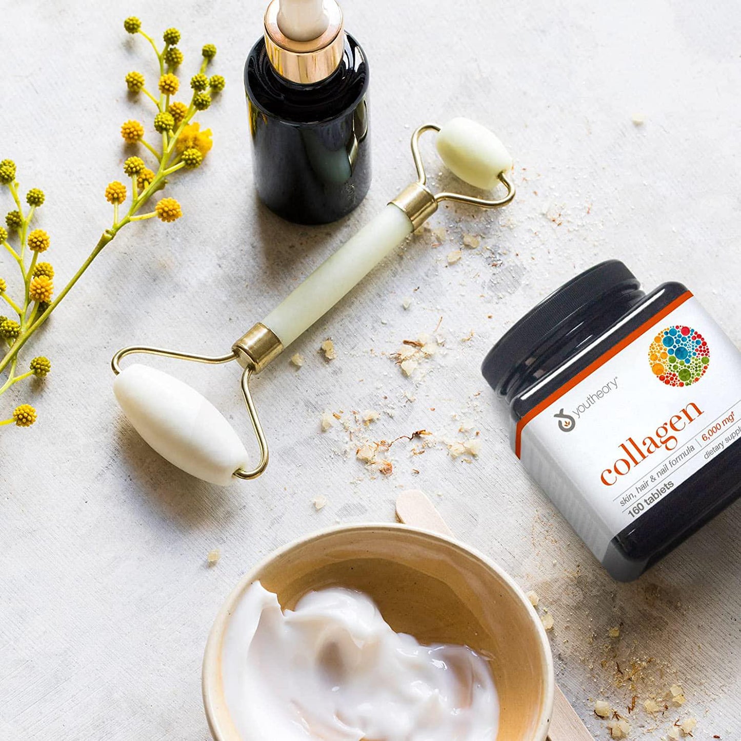 Youtheory Collagen Advanced with Vitamin C, 160 Count (1 Bottle)