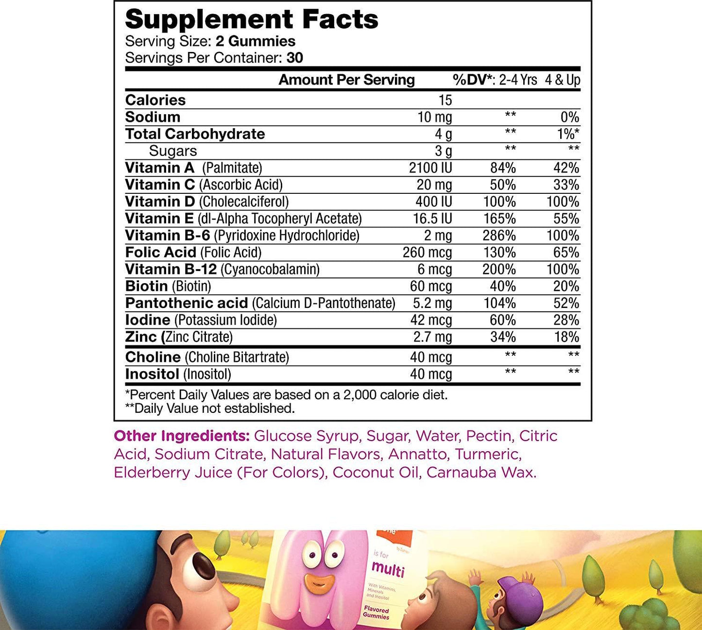 Zahler Chapter One Multivitamin Gummies, Great Tasting, for Kids with Vitamin C, D3, Zinc and More, Certified Kosher, 60 Count