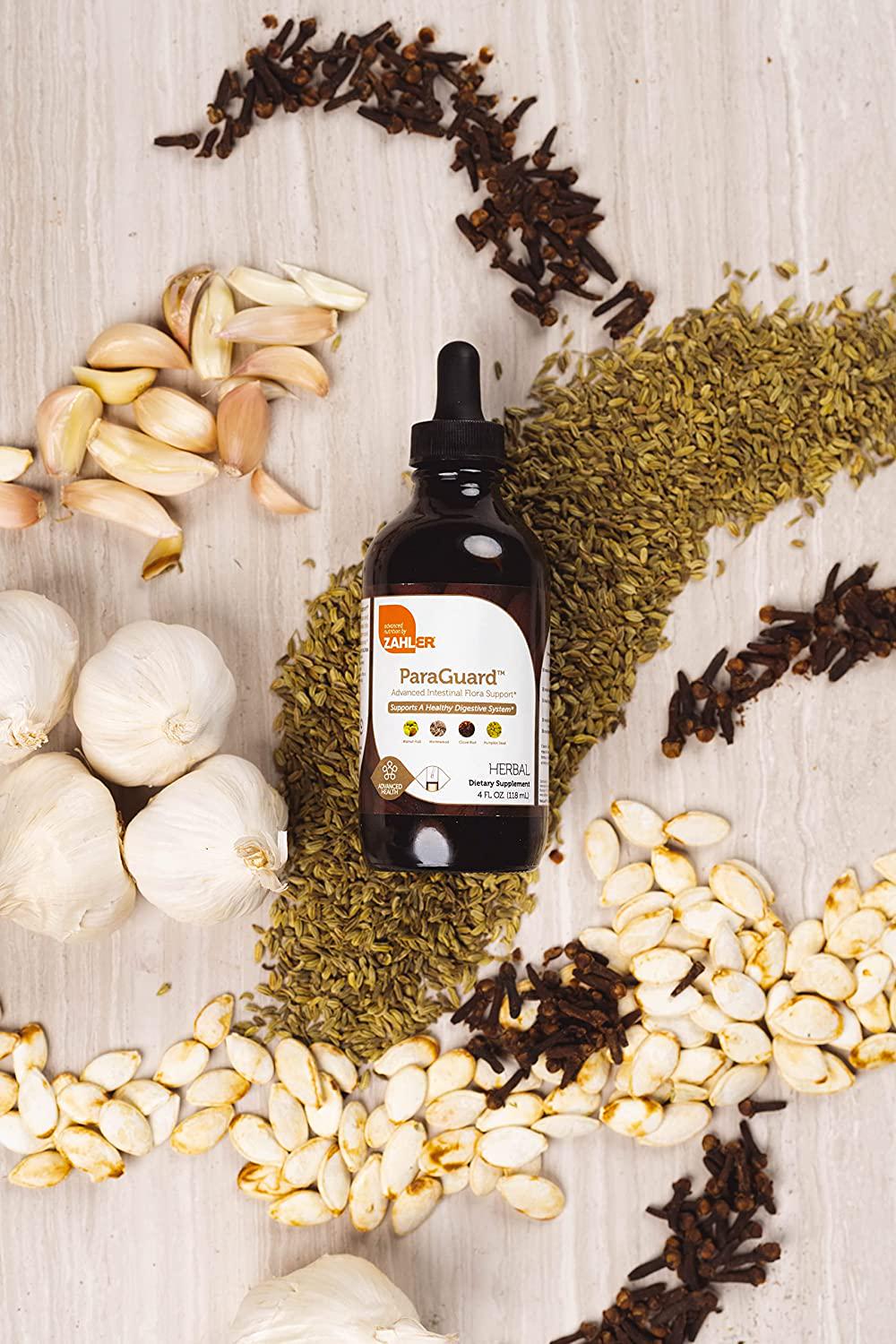 Zahler ParaGuard, Advanced Cleanse and Digestive Supplement, Intestinal Support for Humans with Wormwood, Kosher (4OZ)