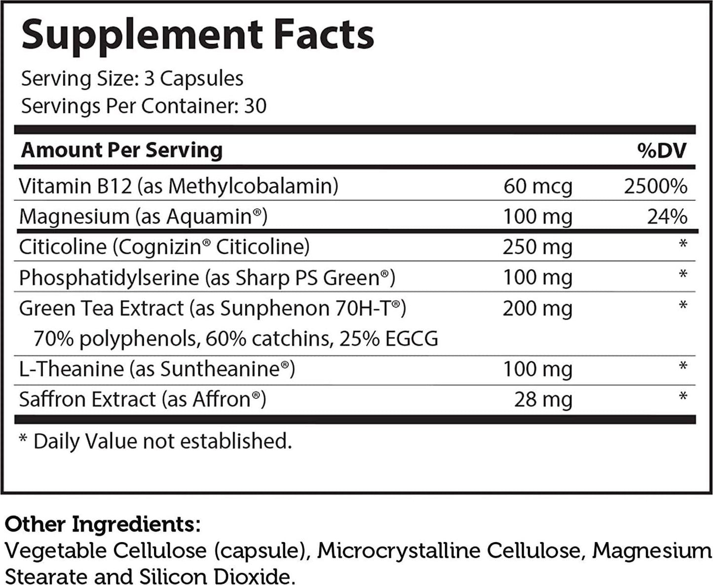 Zahler TeenFocus, Advanced Formula for Improved Focus and Concentration, Certified Kosher, 90 Capsules
