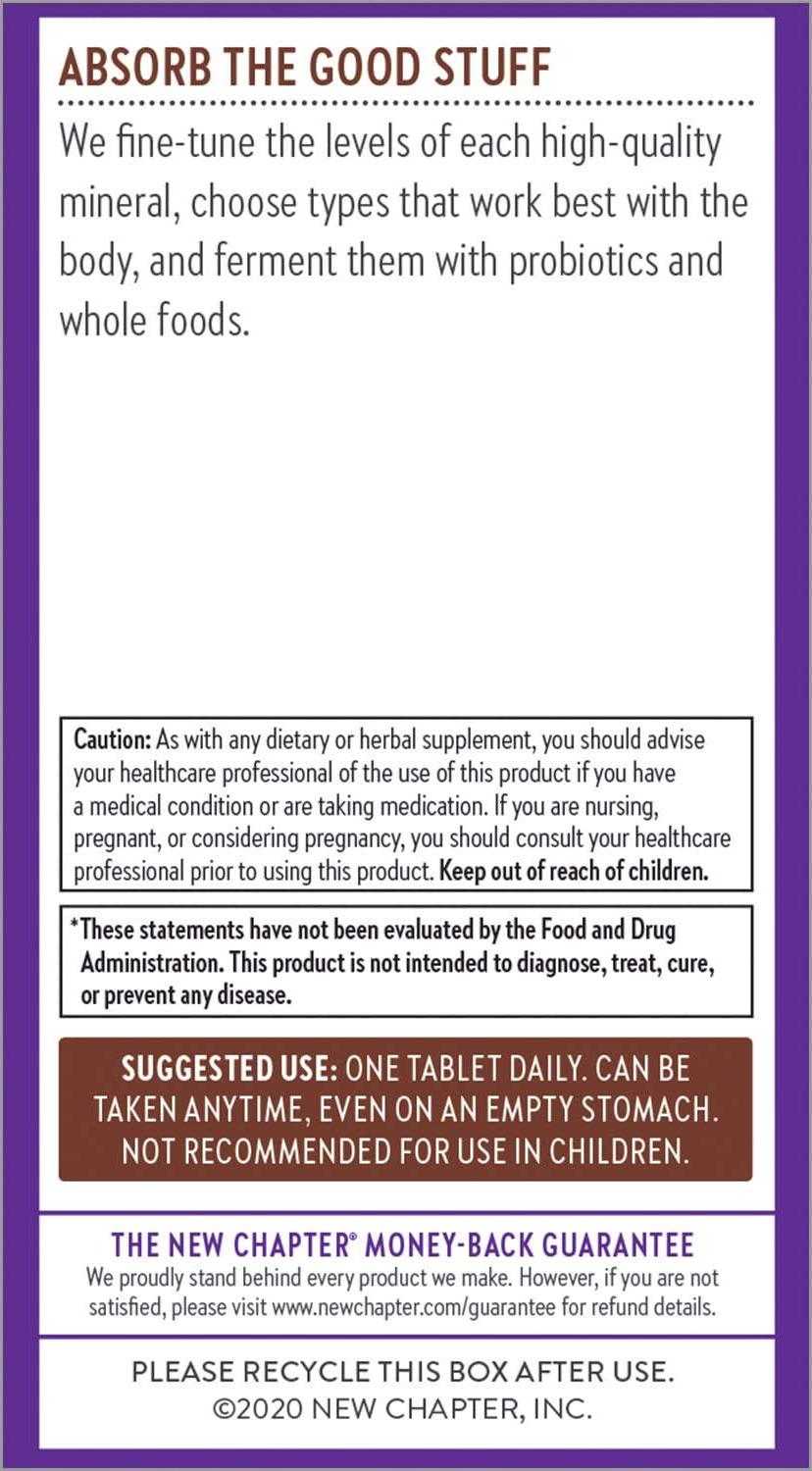 Zinc Supplement – New Chapter Zinc Food Complex for Immune Support + Skin Health + Non-GMO Ingredients – 30 ct Vegetarian Capsules