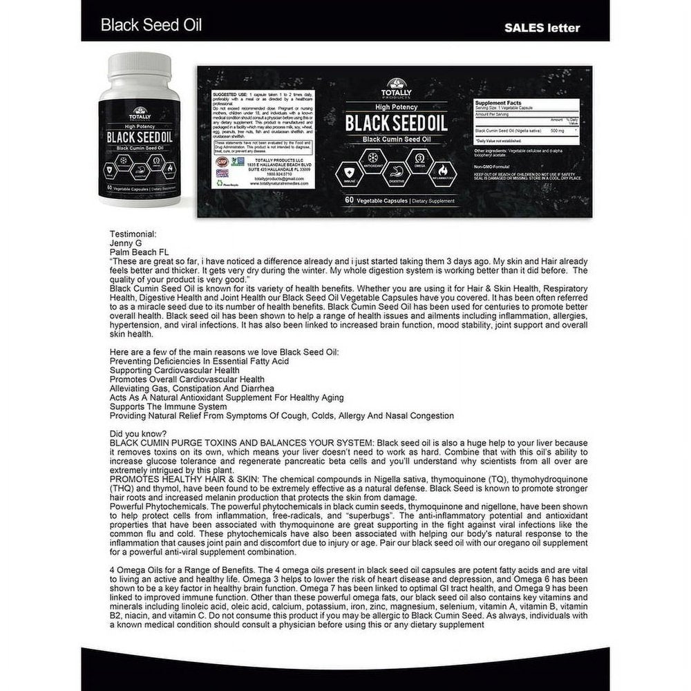 Brazilian Belly Burn and Black Seed Oil Combo Pack