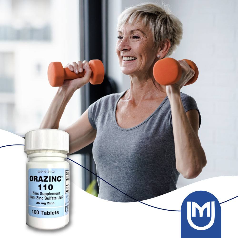 Mericon Industries Orazinc 25Mg Zinc Supplement | Zinc Health Supplements for Prostate Health, Hormone Regulation, and Cardiovascular Health (100 Zinc Tablets)