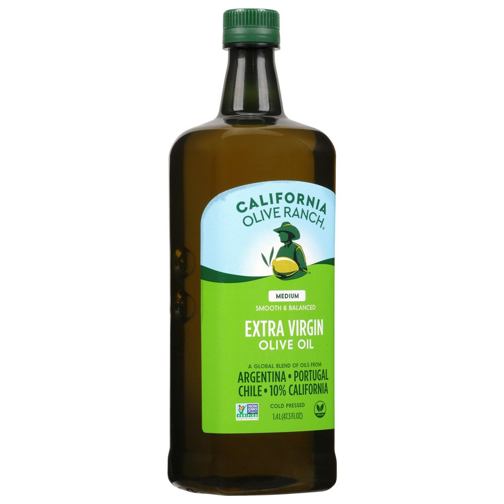 California Olive Ranch Medium Smooth & Balanced Extra Virgin Olive Oil, 47.3 Fl Oz