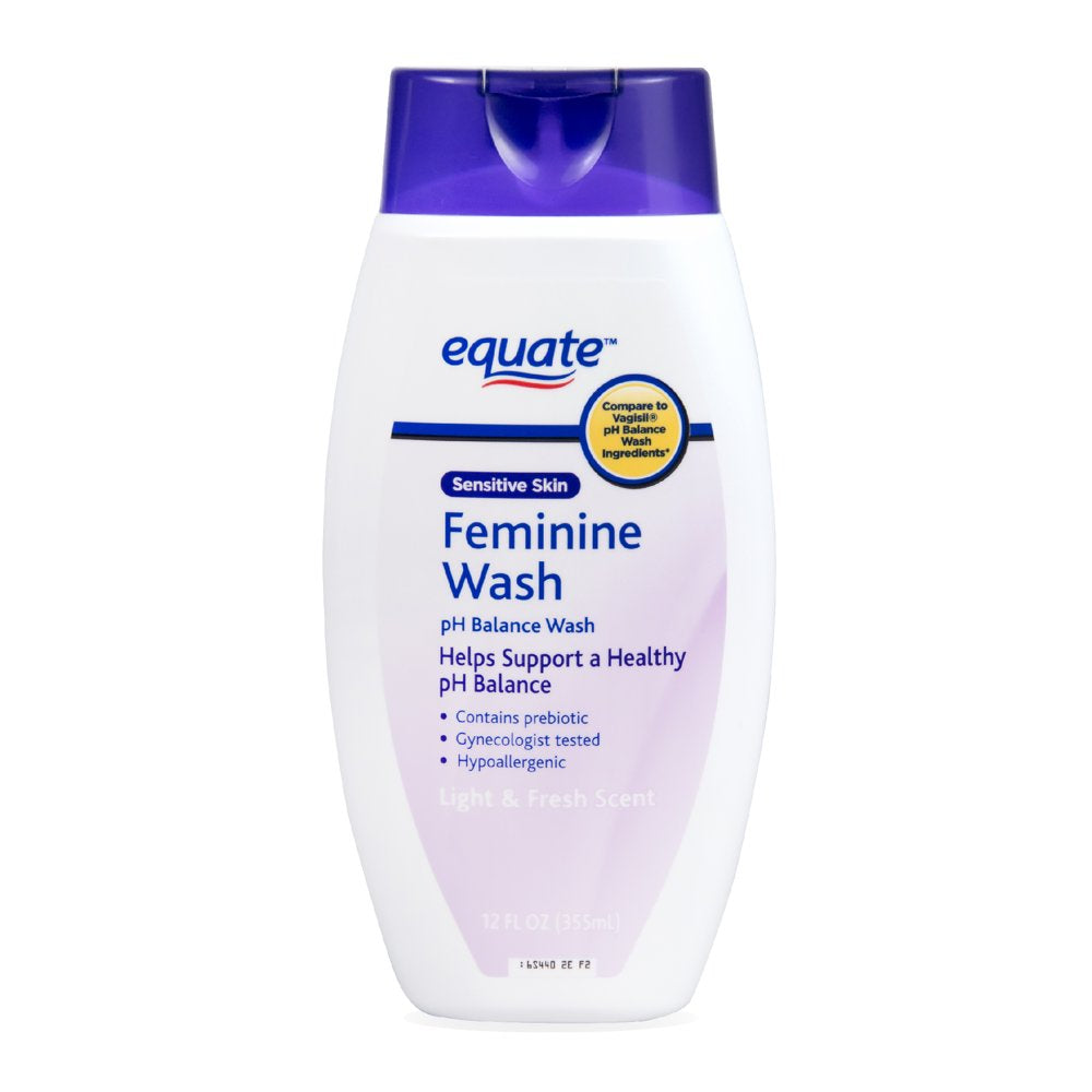 Equate Light & Fresh Scent Feminine Wash, 12 Fl. Oz.