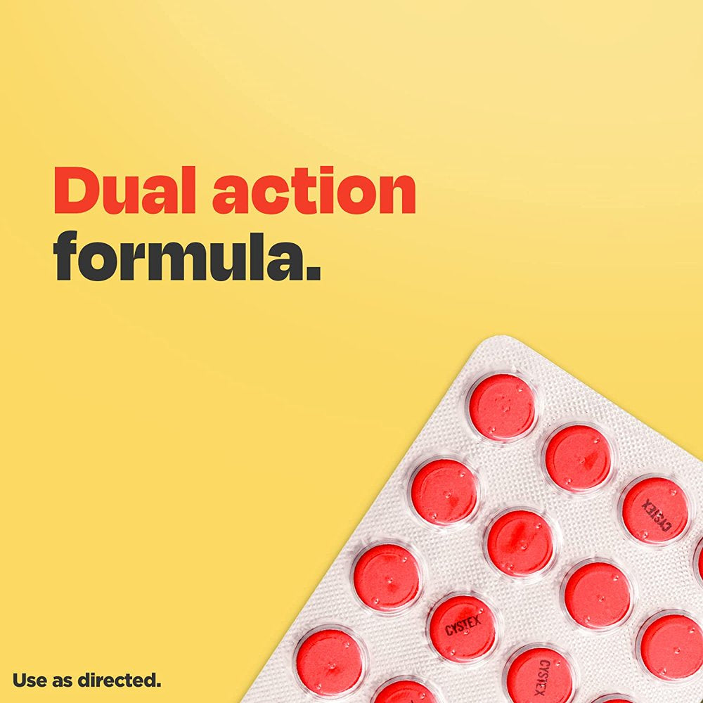 Cystex UTI Pain Relief, Maximum Strength Urinary Tract Infection Treatment, Relieves Pain & Urgency of Urinating, 48 Ct