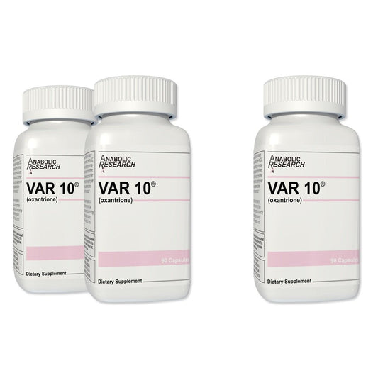Anabolic Research Var 10 - Supplement for Speed, Strength, Strong and Lean Physique - 3 Month Supply