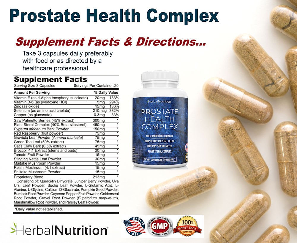 Best Prostate Supplement Natural Remedies for Enlarged Prostate Multi-Ingredient Formula