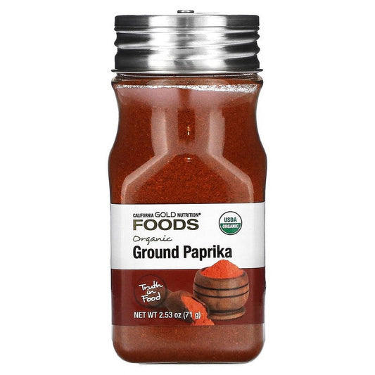 California Gold Nutrition, Organic Ground Paprika, 2.53 Oz Pack of 4