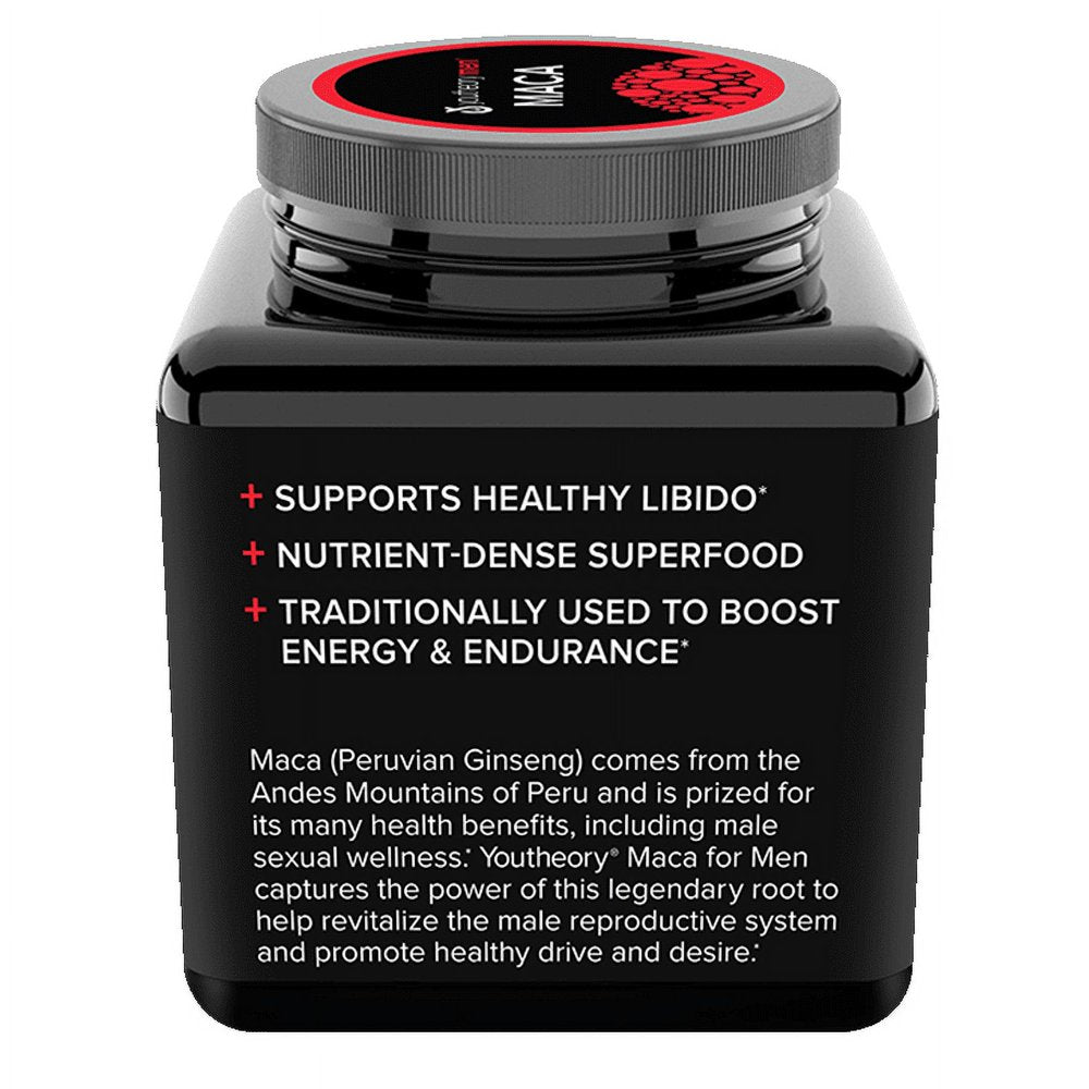 Youtheory Men'S Maca, 120 Veg Capsules 2 Packs