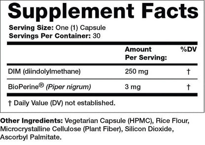 Olympian Labs DIM-250, 250Mg, 30 Ct