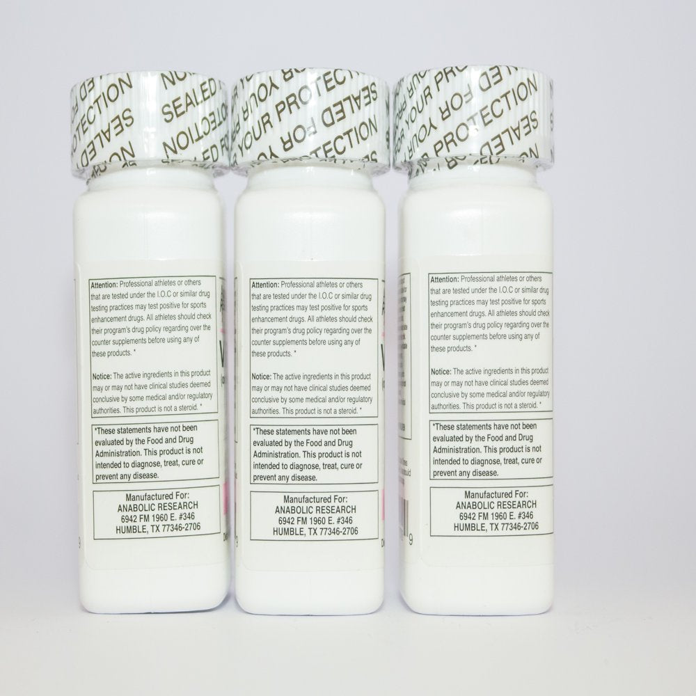 Anabolic Research Var 10 - Supplement for Speed, Strength, Strong and Lean Physique - 3 Month Supply