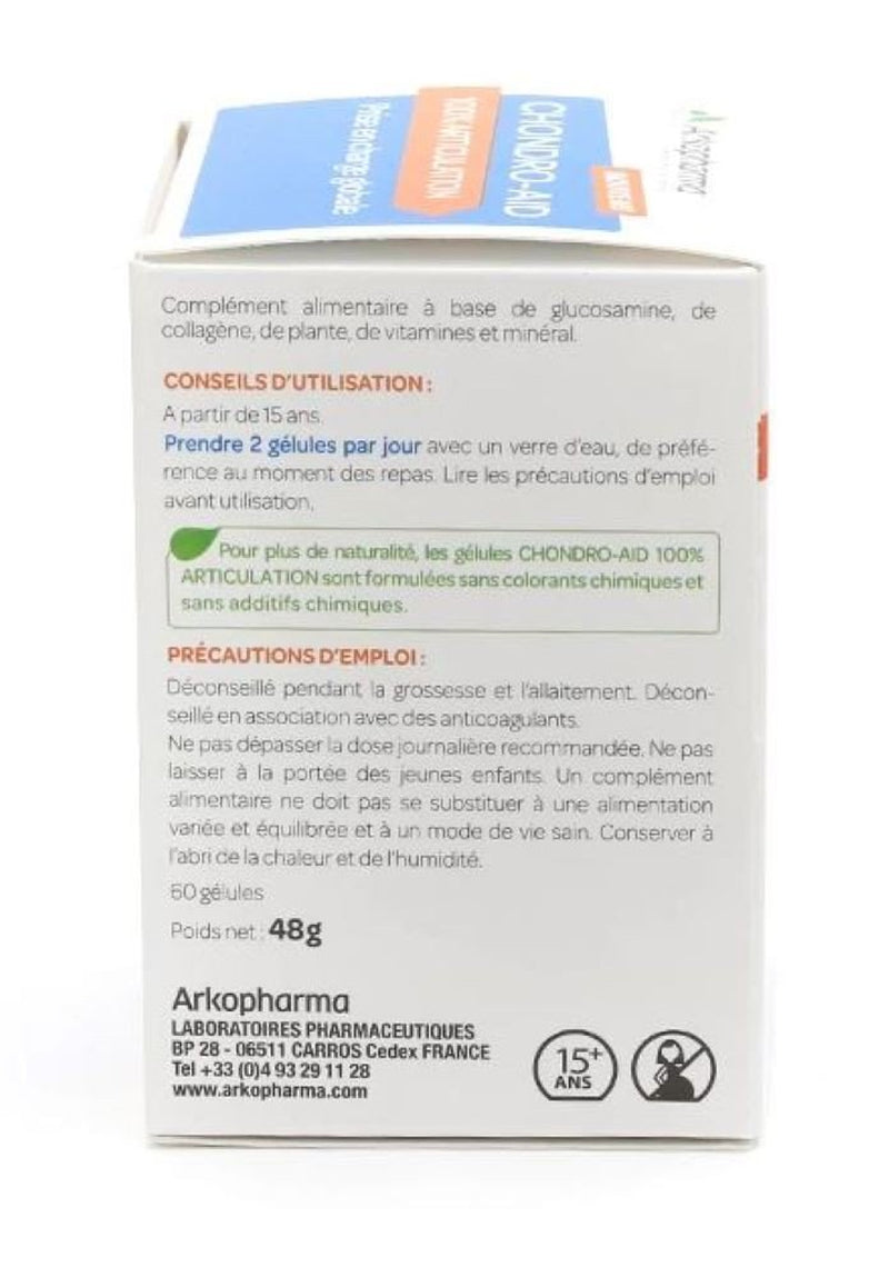 Arkopharma Chondro-Aid 100% Joint Comfort for 15+ - 120 Capsules