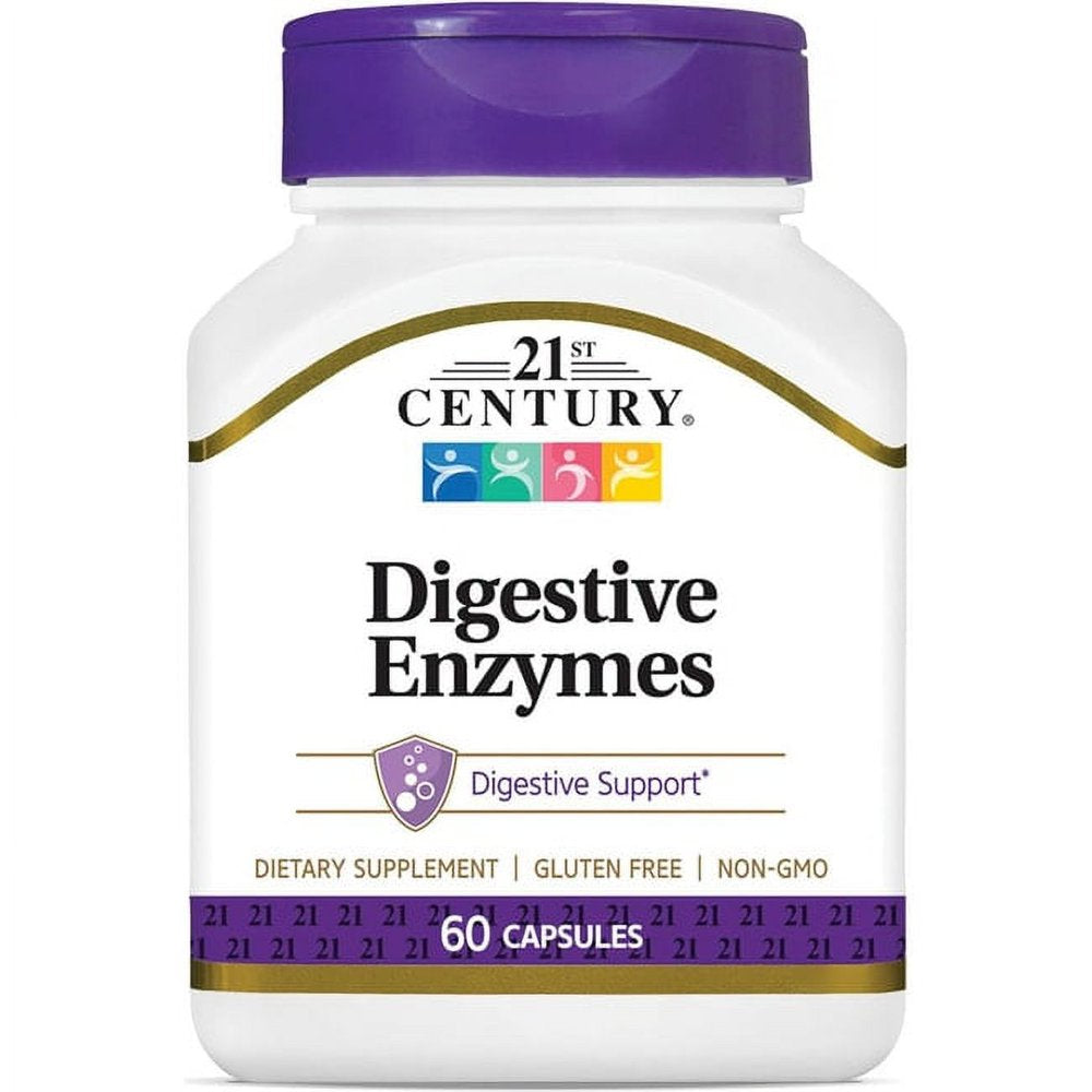 21St Century Digestive Enzymes Capsules 60 Each