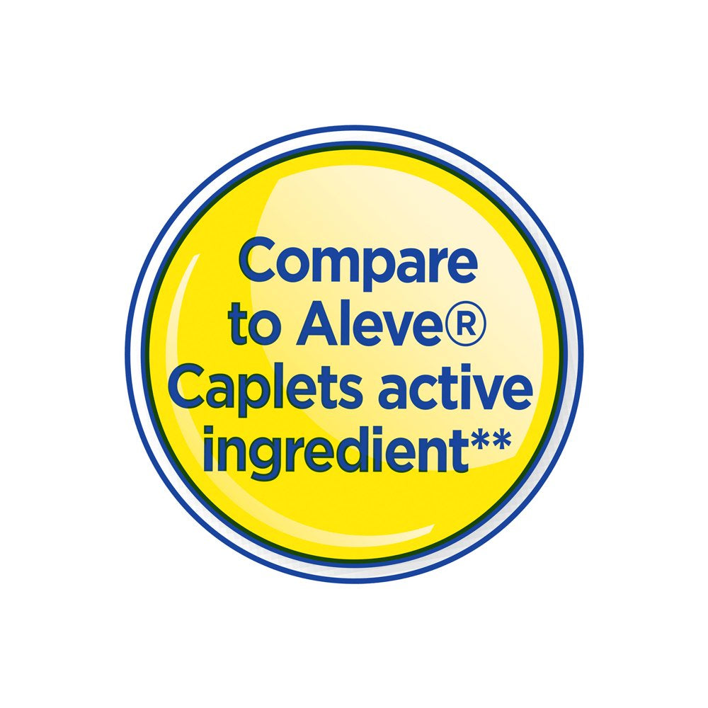 Equate Naproxen Sodium Tablets USP, 220 Mg, Pain Reliever and Fever Reducer, 100 Count