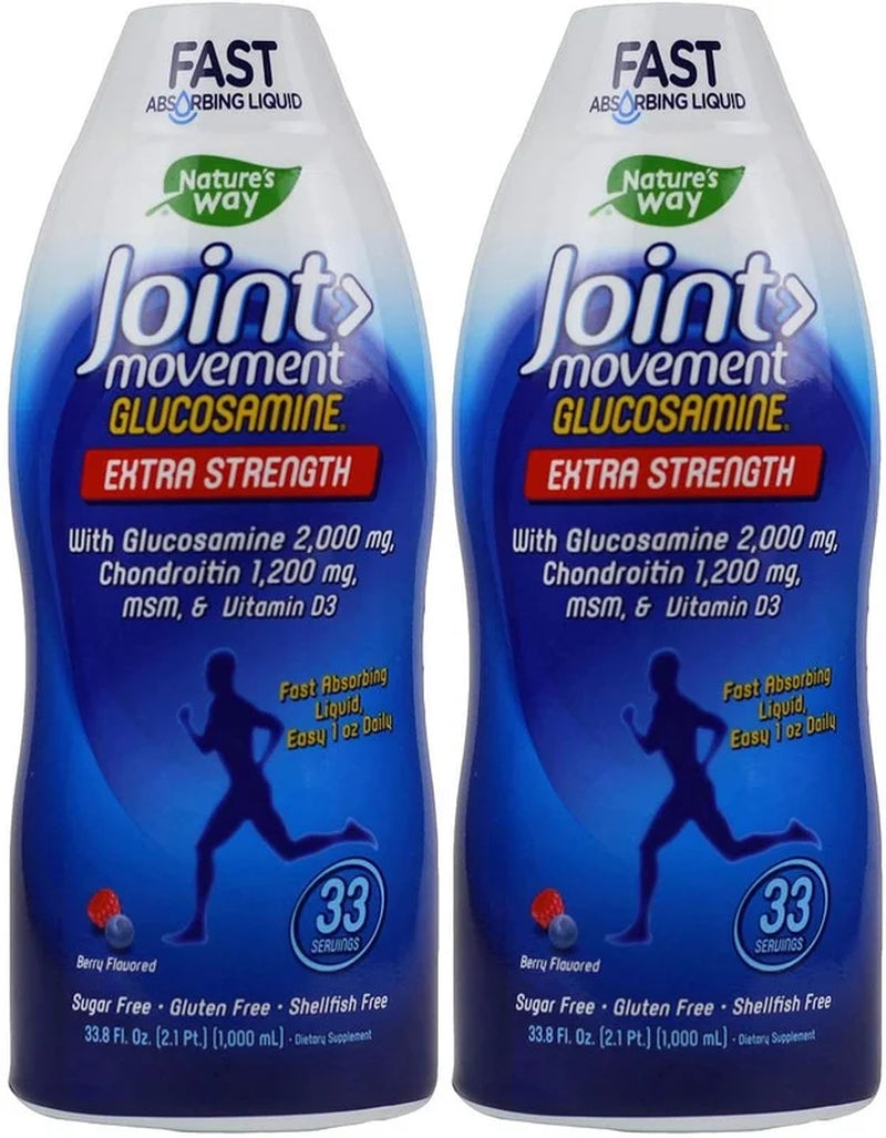 Nature'S Way Joint Movement Glucosamine Extra Strength, 33.8 Ounces (2 PACK)