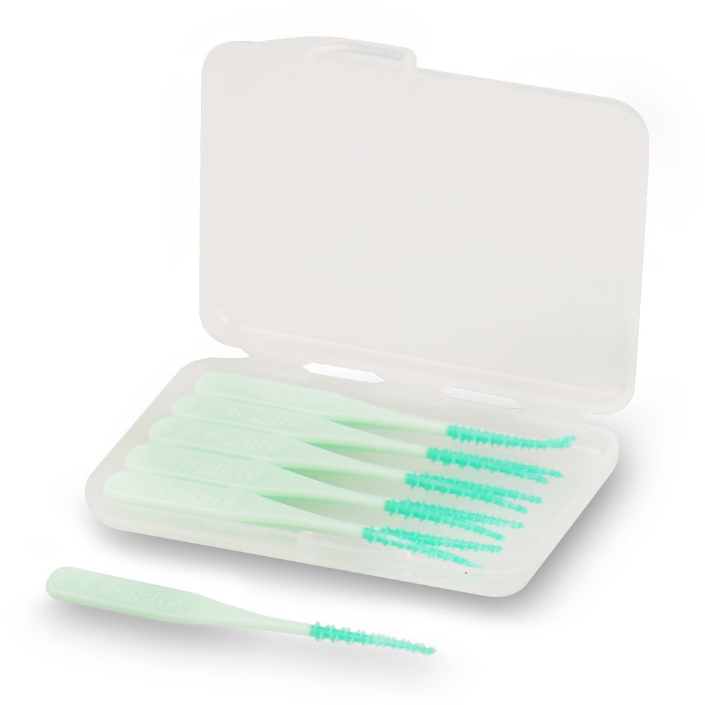 Equate Easebetween Super Soft Interdental Picks, Value Pack with Convenient Travel Case, Flexible Bristles, Standard Teeth Spacing, 50 Count