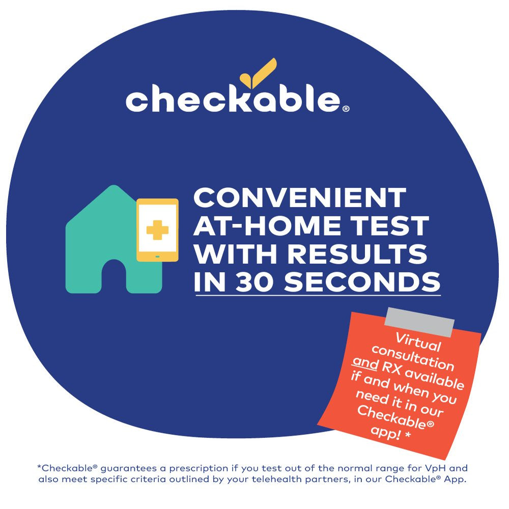 Checkable® Vaginal Ph Screening Strips, Quick Results, Vaginal Ph Balance Screening Strip and Yeast Infection Treatment for Women - 3 Count