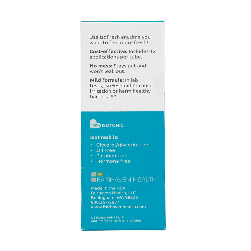 Fairhaven Health Iso Fresh Balancing Gel Stops Feminine Odor, Unscented, 1 Oz