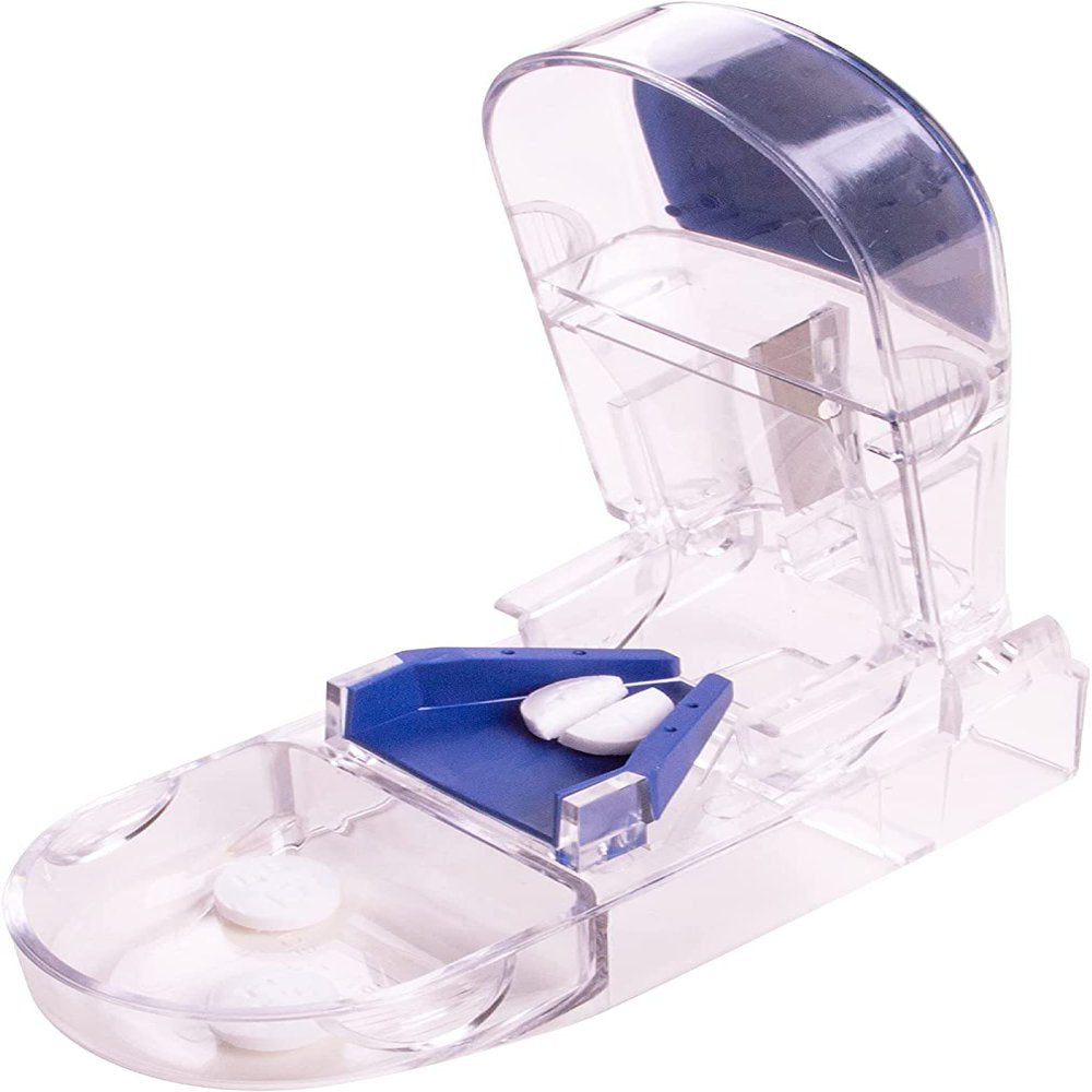 Apex Health Ultra Pill Splitter W/ Self-Retracting Blade Guard, 1 Ct