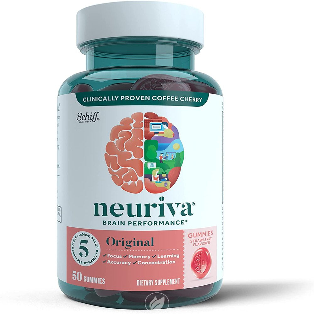 (2 Pack) Neuriva Neuriva Brain Performance Original Gummies 50Ct - Nutricity.com.au