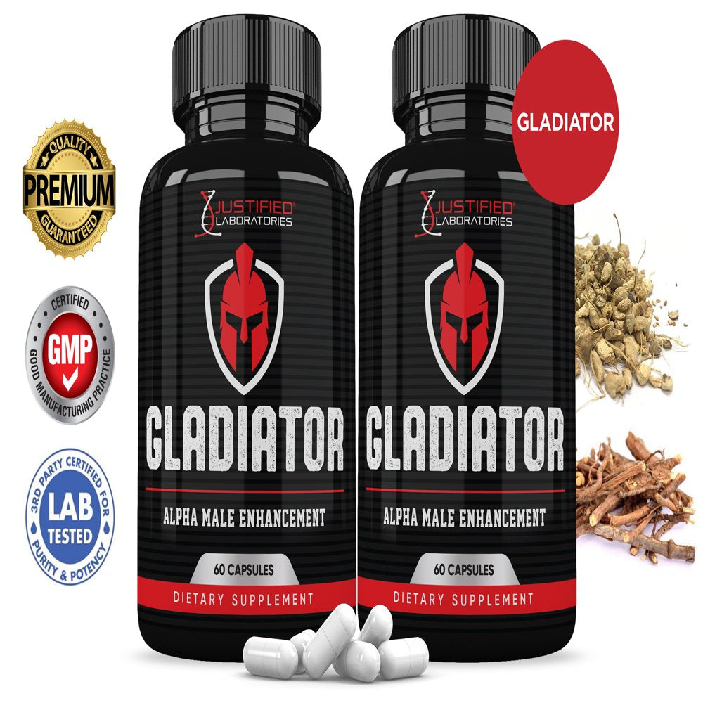(2 Pack) Gladiator Advanced Men'S Health Formula 1484Mg 120 Capsules - Nutricity.com.au