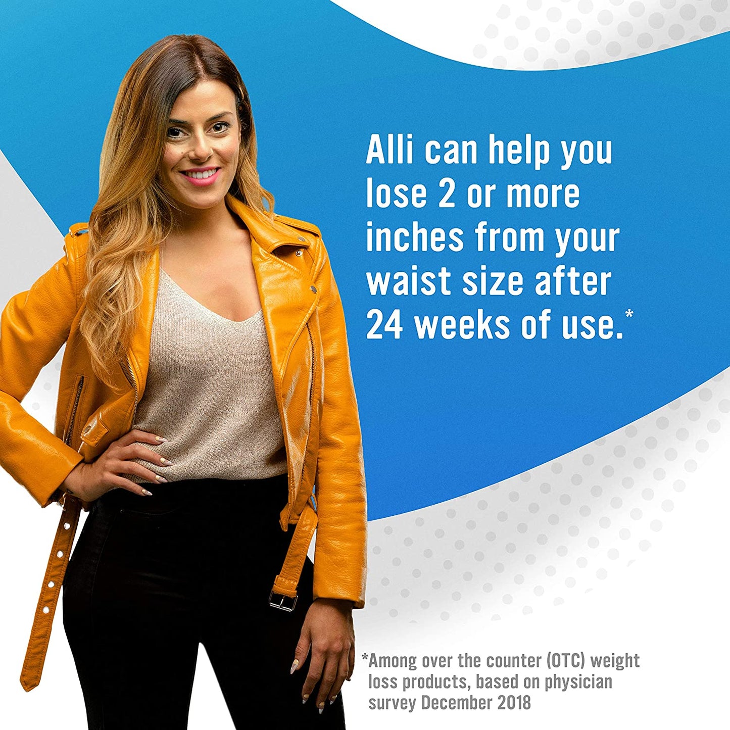 alli Weight Loss Diet Pills, Orlistat 60 mg Capsules, Non Prescription Weight Loss Aid, 120 Count Refill Pack