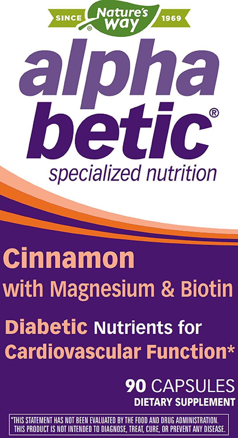 alpha betic Cinnamon with Magnesium and Biotin (Nature's Way Brands)