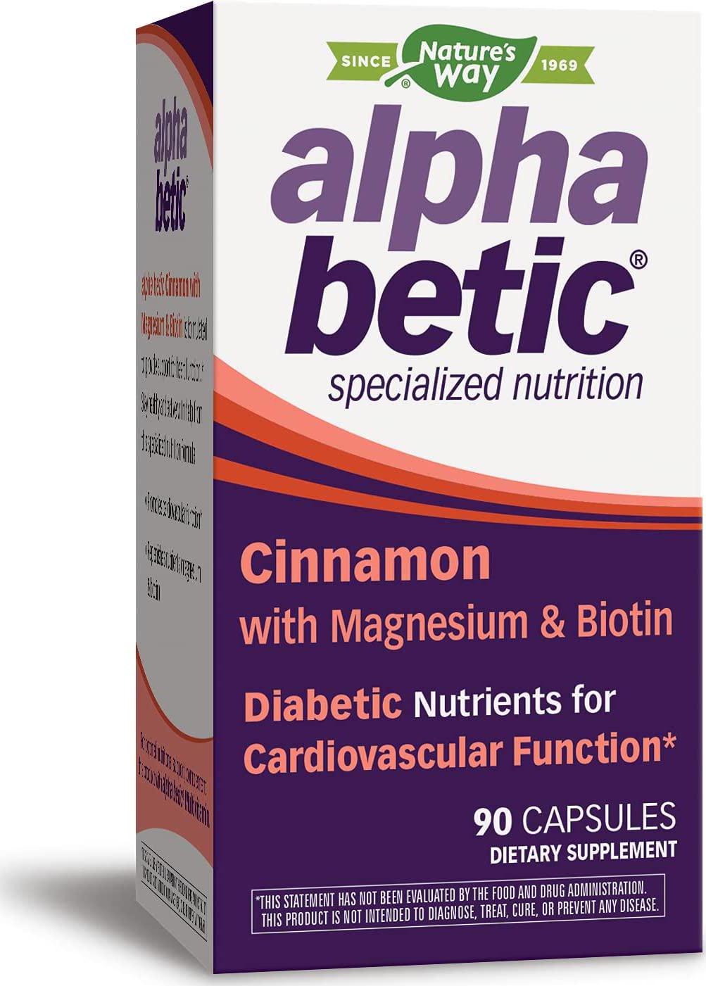 alpha betic Cinnamon with Magnesium and Biotin (Nature's Way Brands)