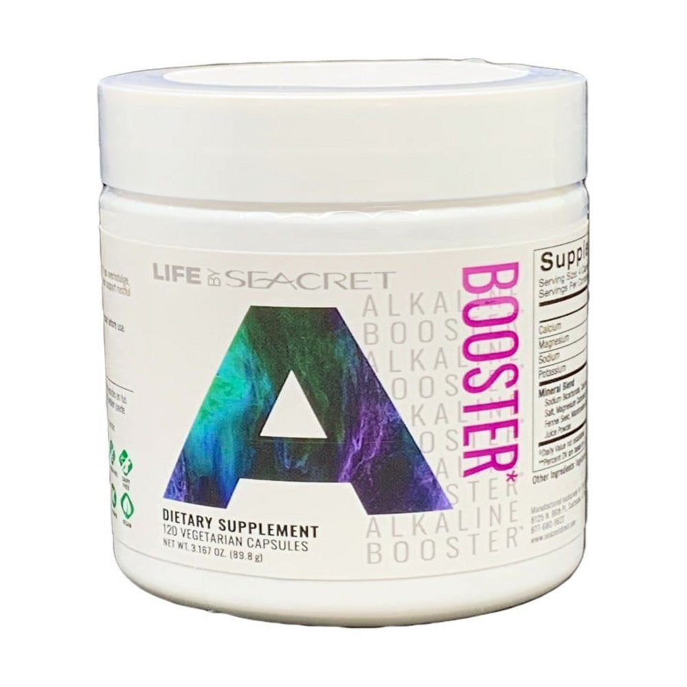 Seacret Alkaline Booster Dietary Supplement Sevenpoint2 120 Capsules 7.2 Ph Life