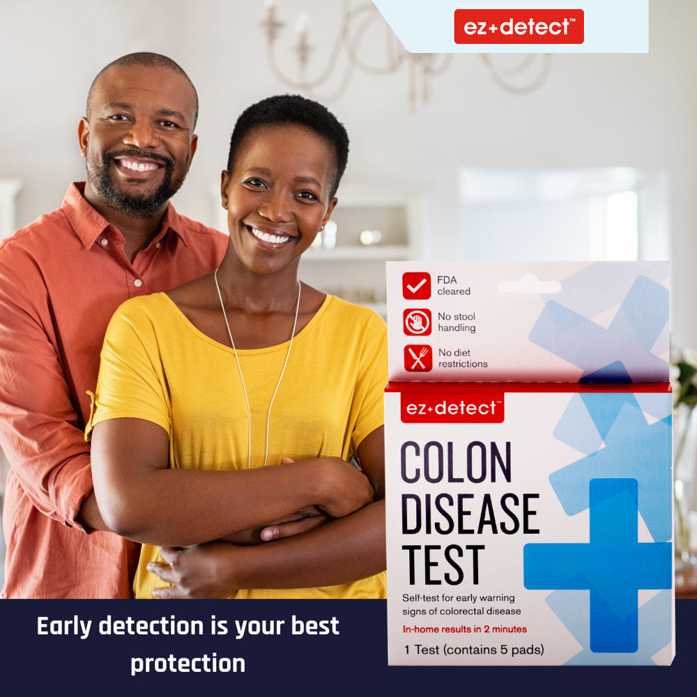 EZ Detect Colon Disease Test, FDA Cleared, at Home Colorectal Test Kit