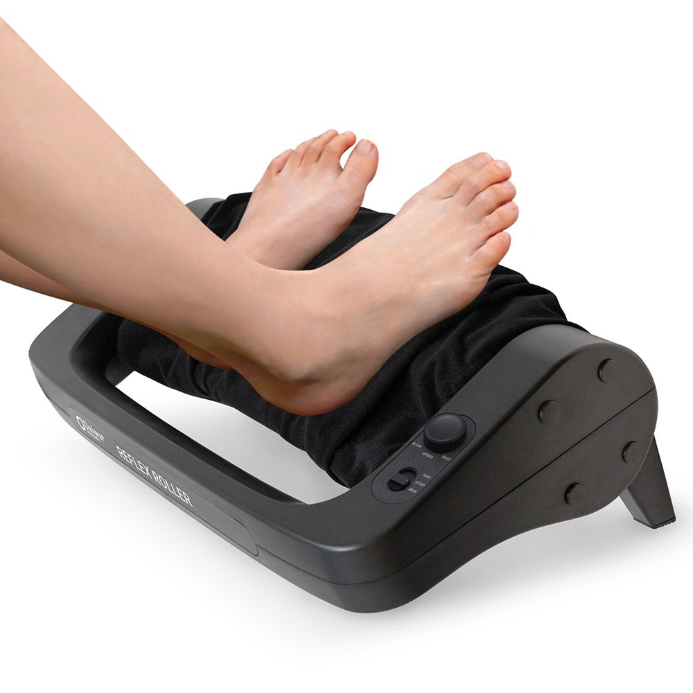 Electric Foot Massager Calf Roller Reflexology Shiatsu Acupressure Massage Daiwa Felicity Reflex Roller