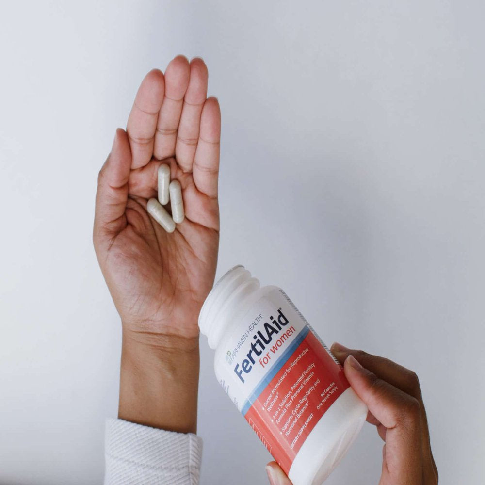 Fertilaid for Women and Ovaboost Combo 1 Month Supply Fertility Supplements