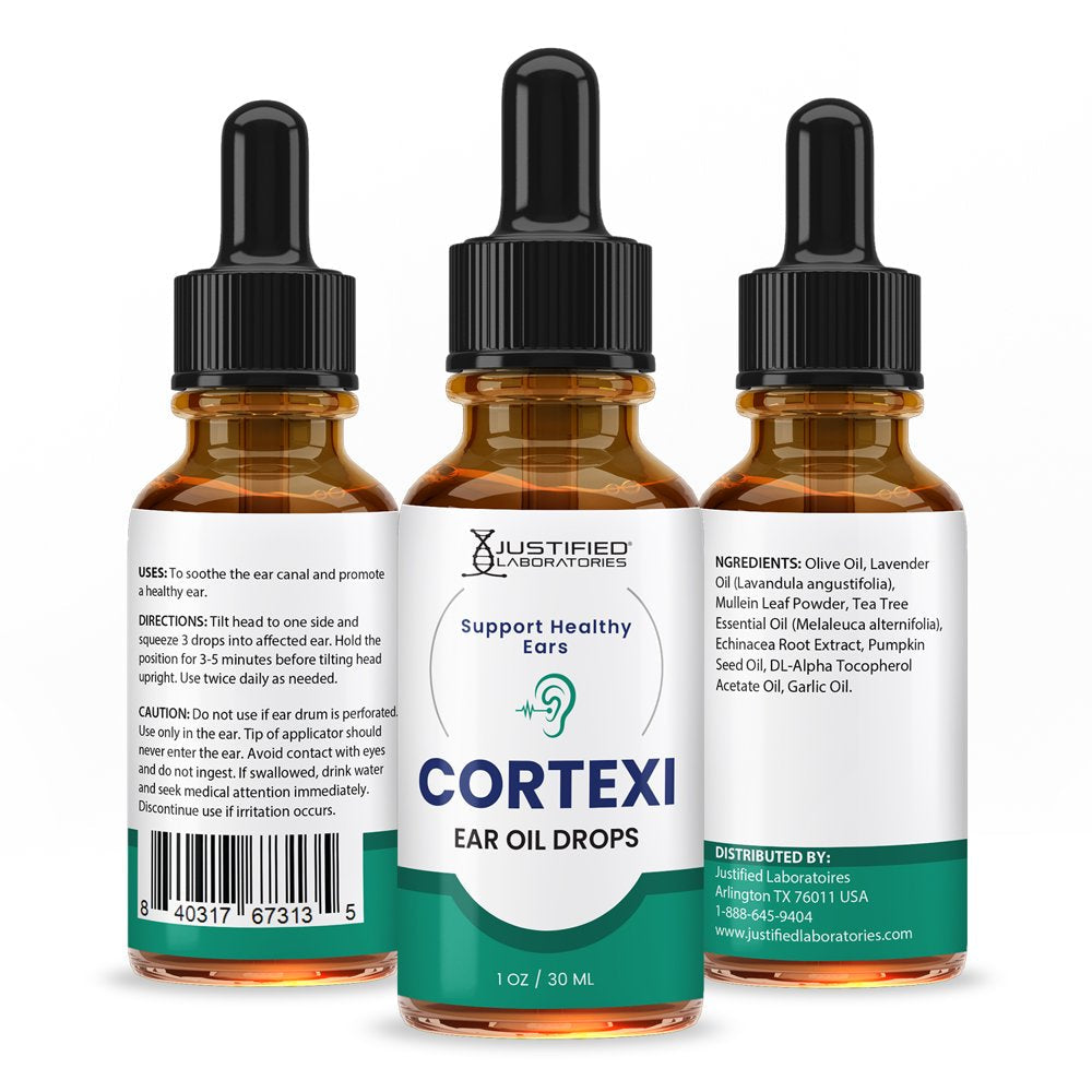 Cortexi Healthy Ear Support Drops 2 Bottles