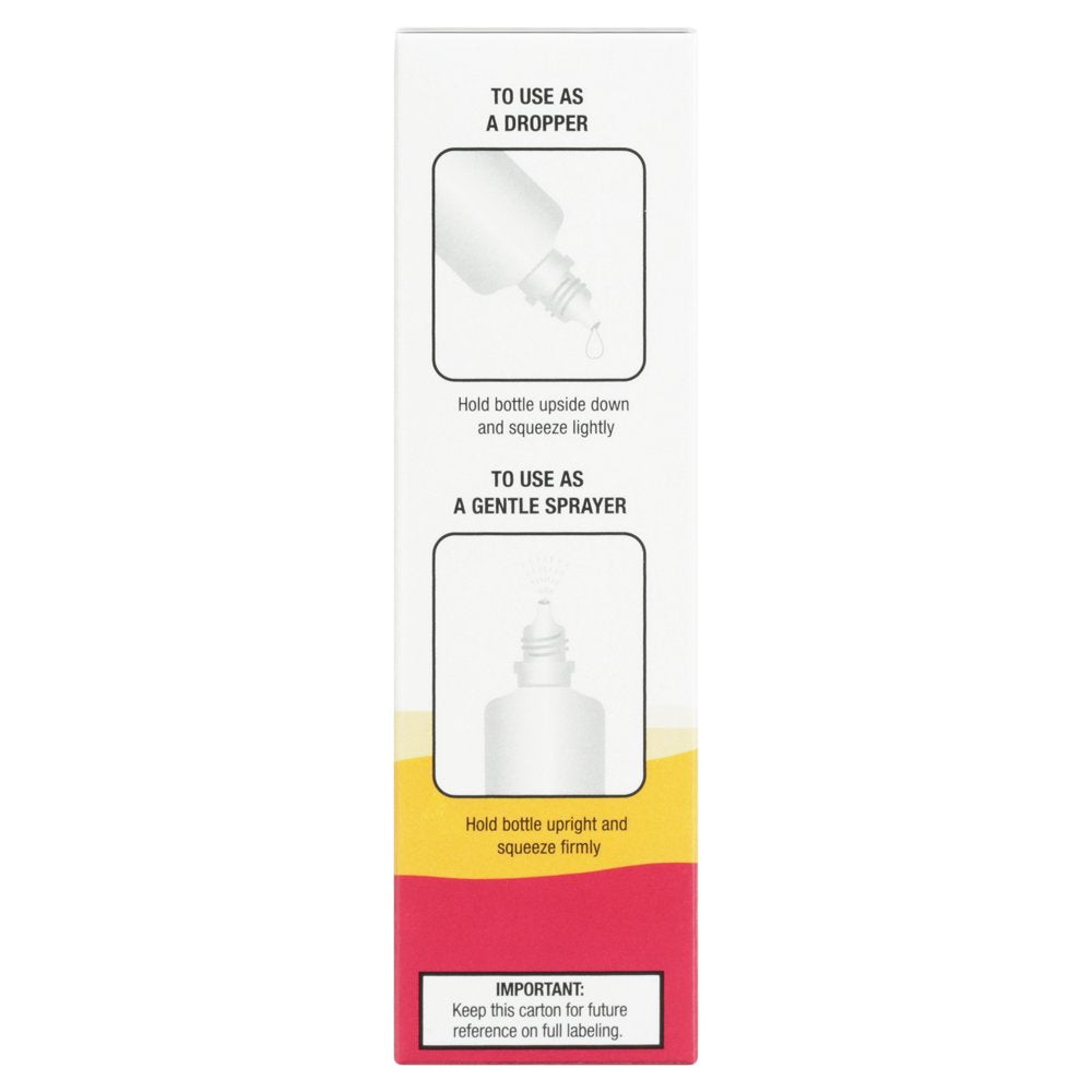 Equate Infants' Drug and Alcohol Free Saline Spray/Drops, All Ages, 1 Fl Oz