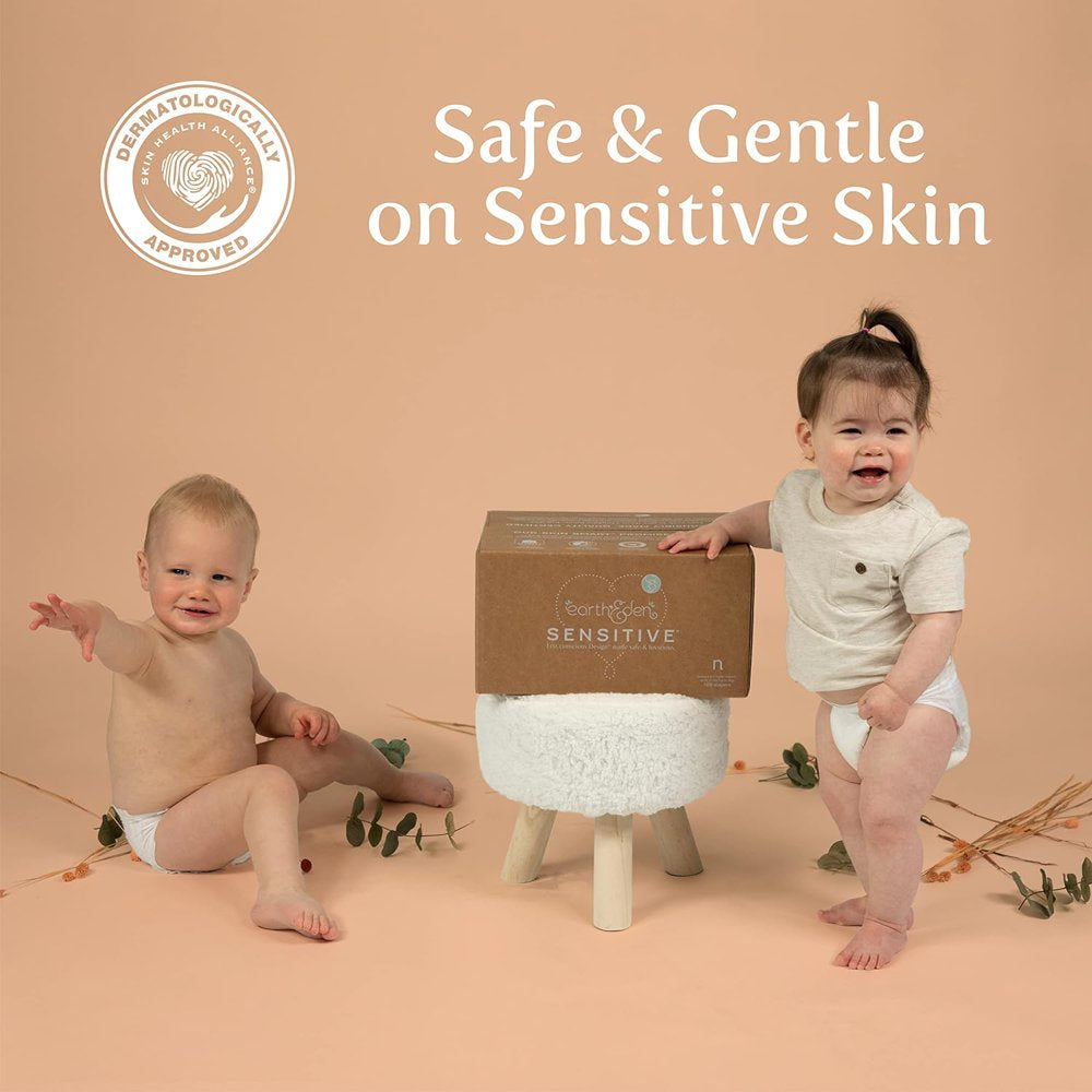 Earth & Eden Sensitive , Eco-Conscious & Hypoallergenic Diapers , Size 6 , 136 Count Size 6 (136 Count)